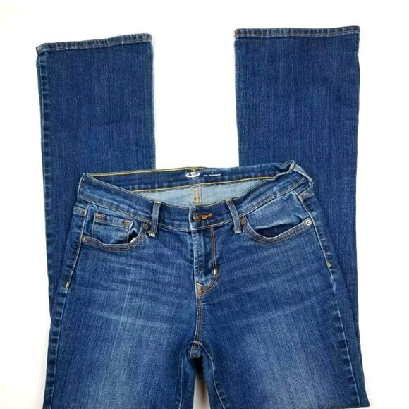 Old Navy Medium Wash Stretch Boot Cut Jeans Size 4 - Picture 1 of 8